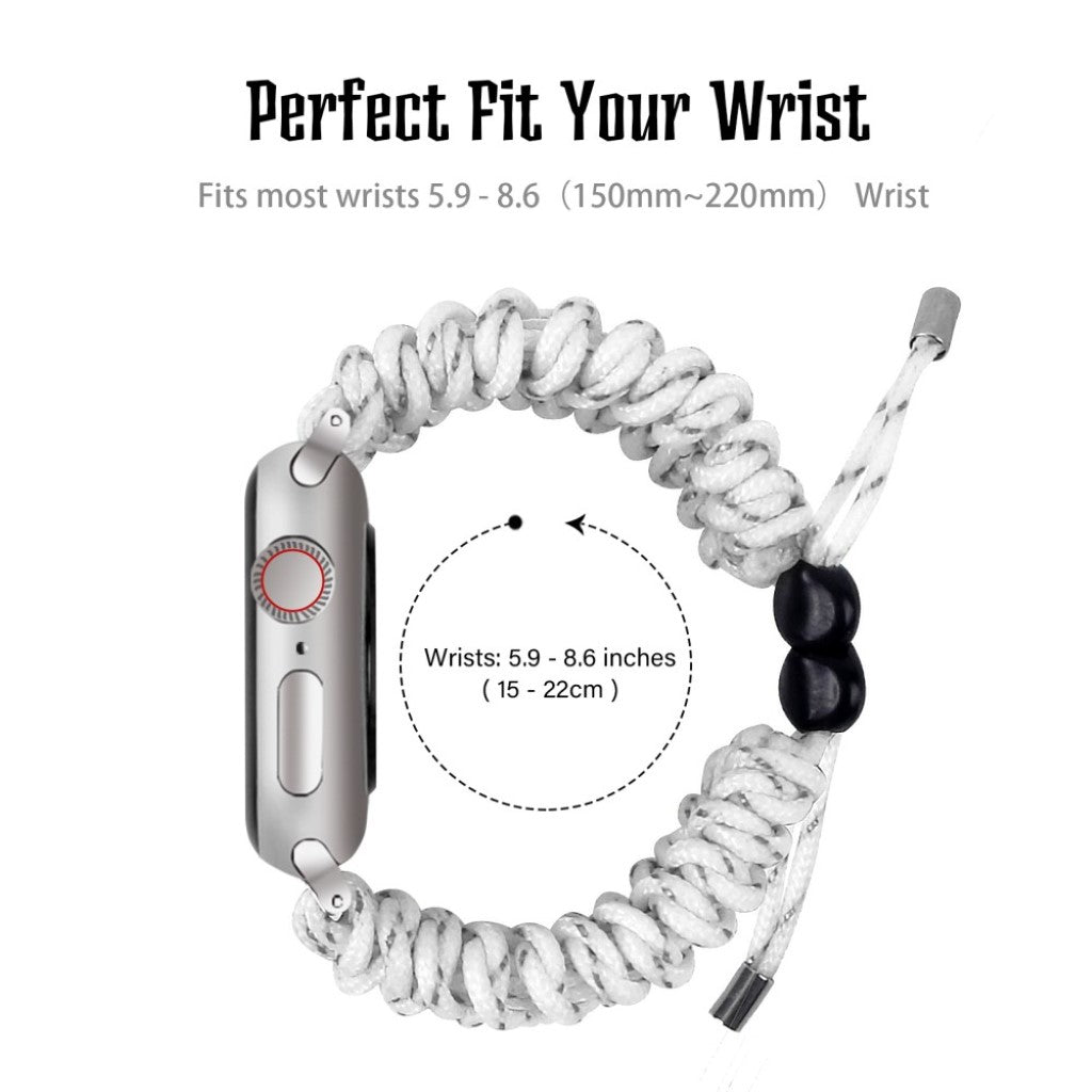 Mega elegant Universal Apple Nylon Rem - Hvid#serie_10