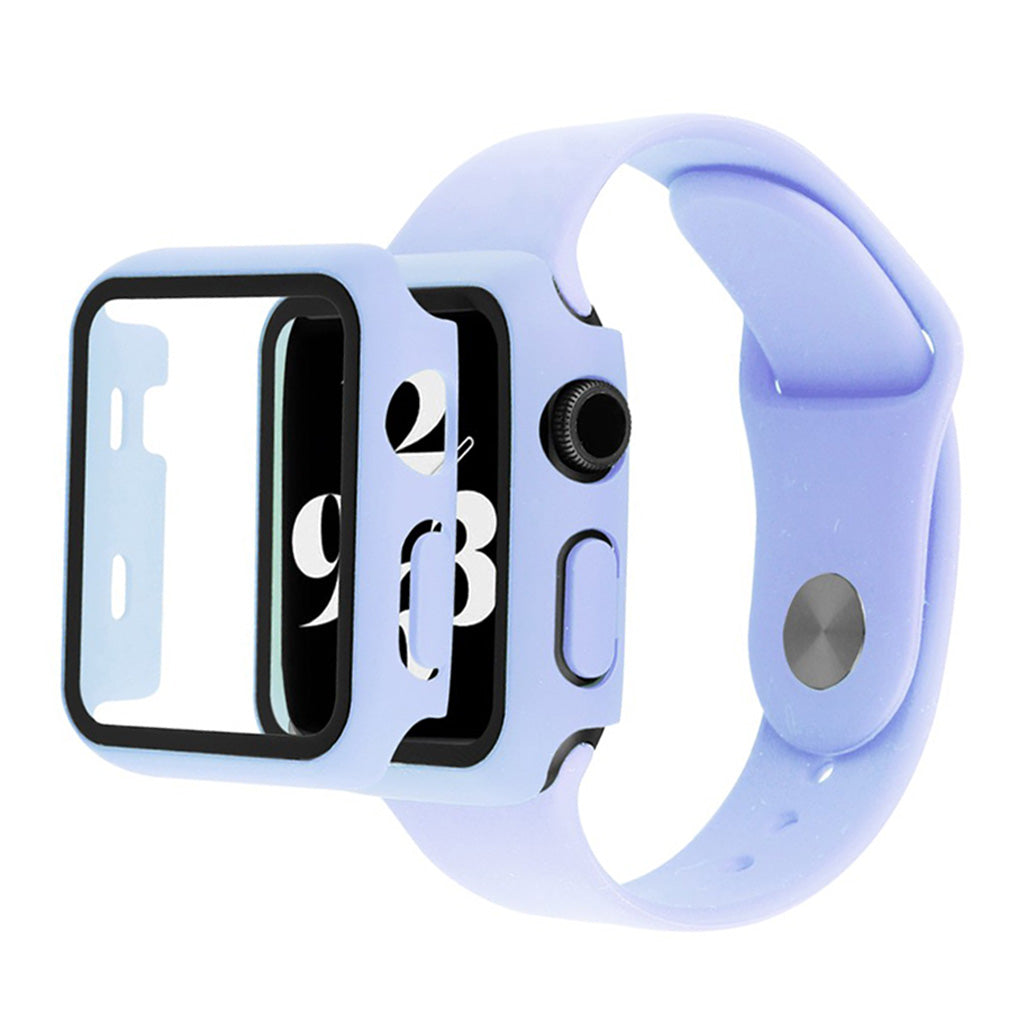 Mega pænt Universal Apple Silikone og Glas Rem - Lilla#serie_15