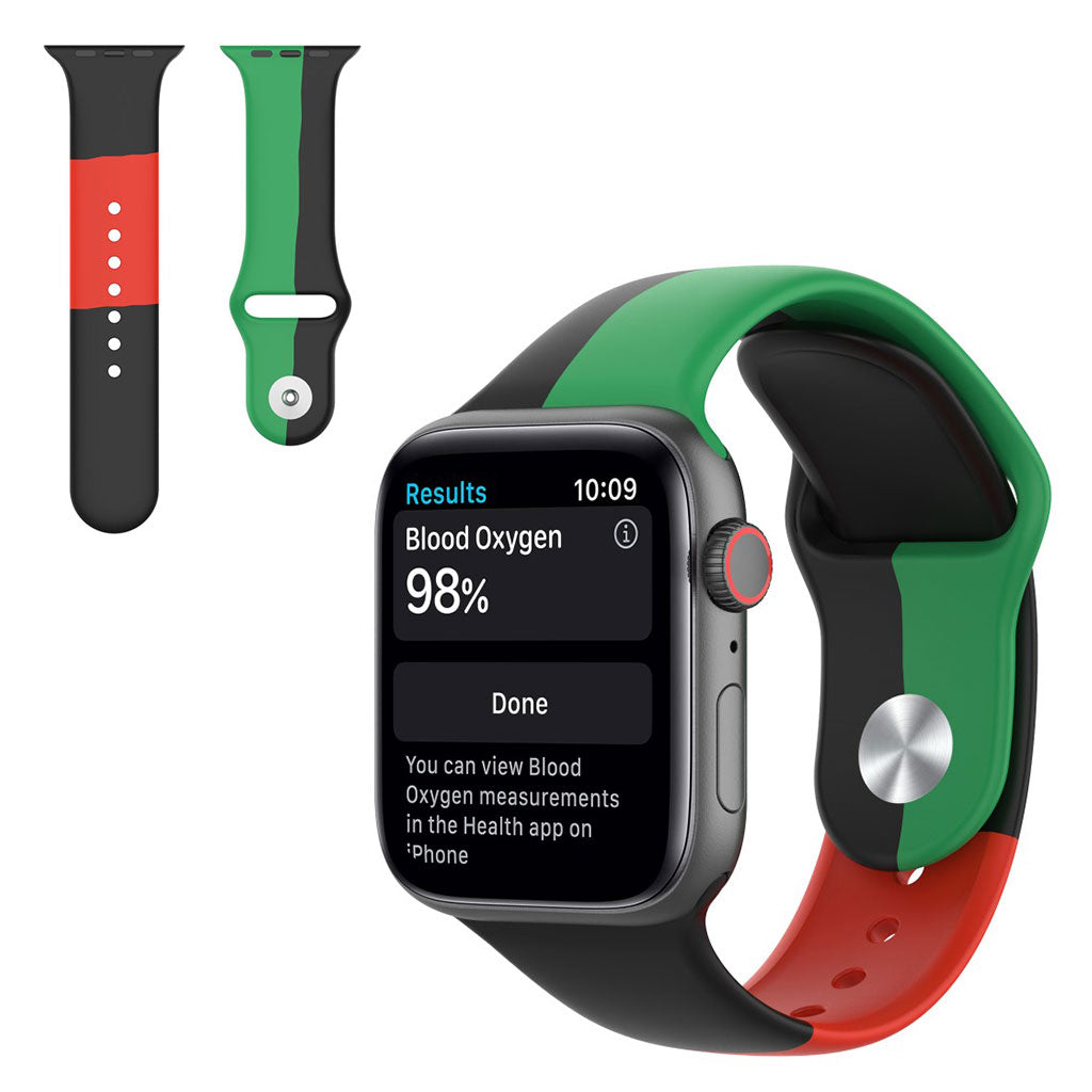 Super fint Universal Apple Silikone Rem - Stรธrrelse: L - Flerfarvet#serie_1