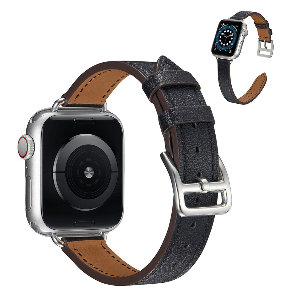 Vildt fed Universal Apple Kunstlรฆder Rem - Sort#serie_1