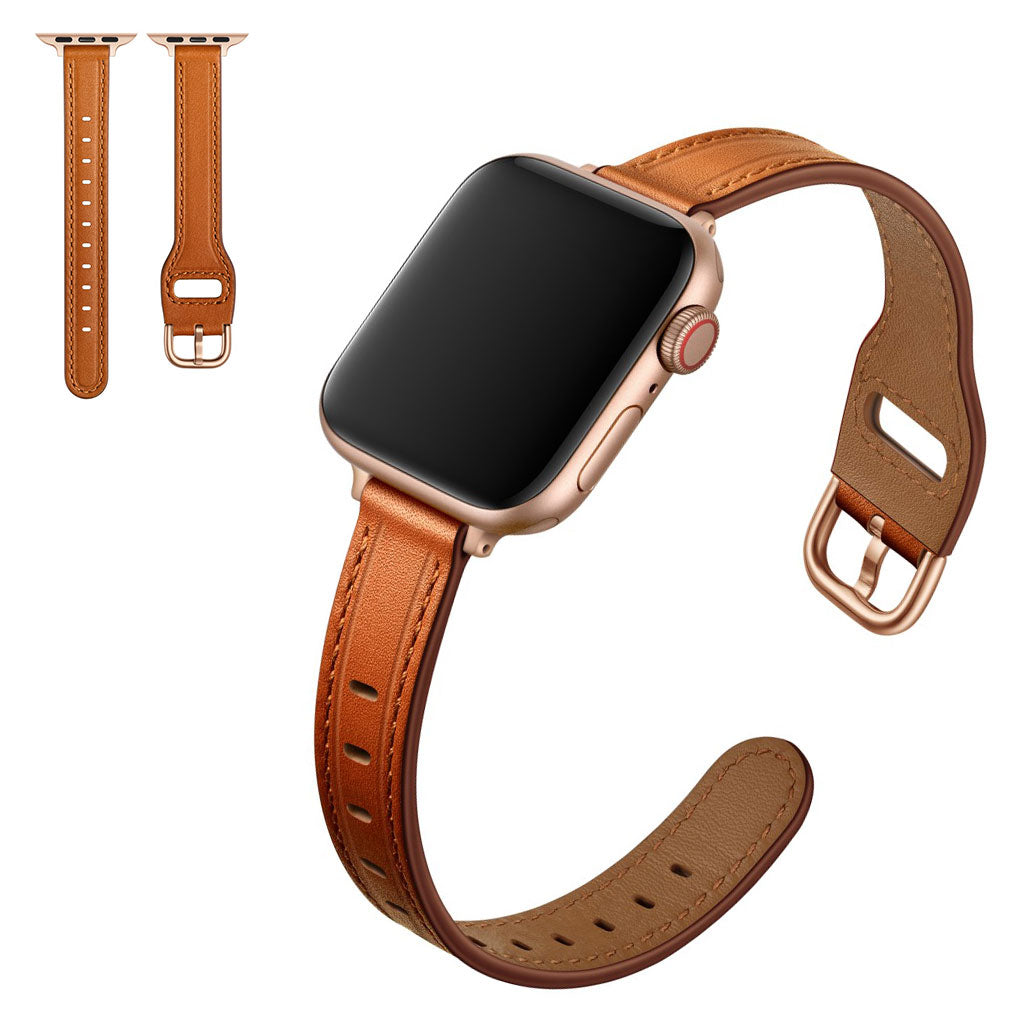 Mega komfortabel Universal Apple รgte lรฆder Rem - Brun#serie_1