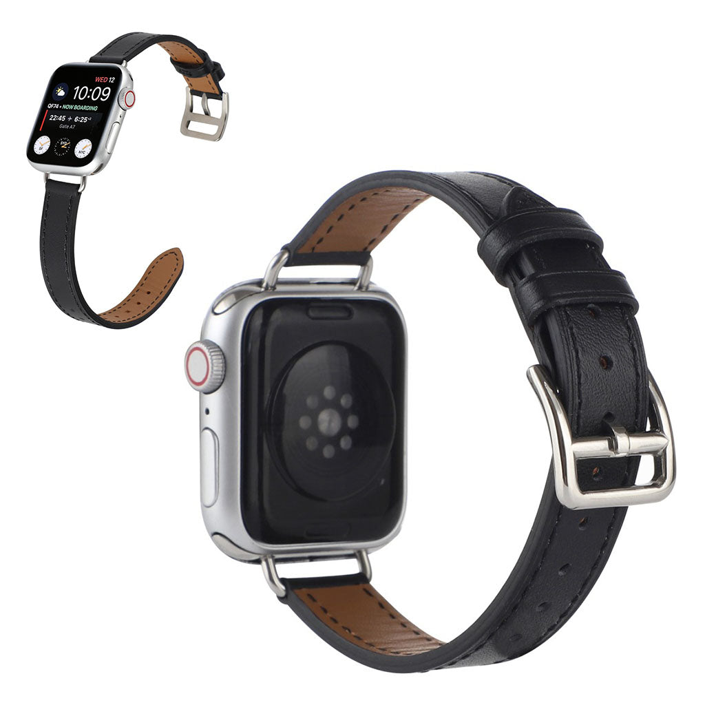Super slidstรฆrk Universal Apple Kunstlรฆder Rem - Sort#serie_1