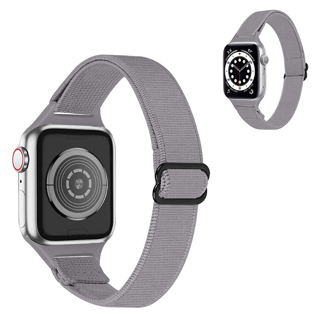 Helt vildt sejt Universal Apple Nylon Rem - Sølv#serie_10