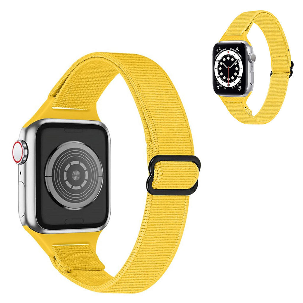 Helt vildt sejt Universal Apple Nylon Rem - Gul#serie_16