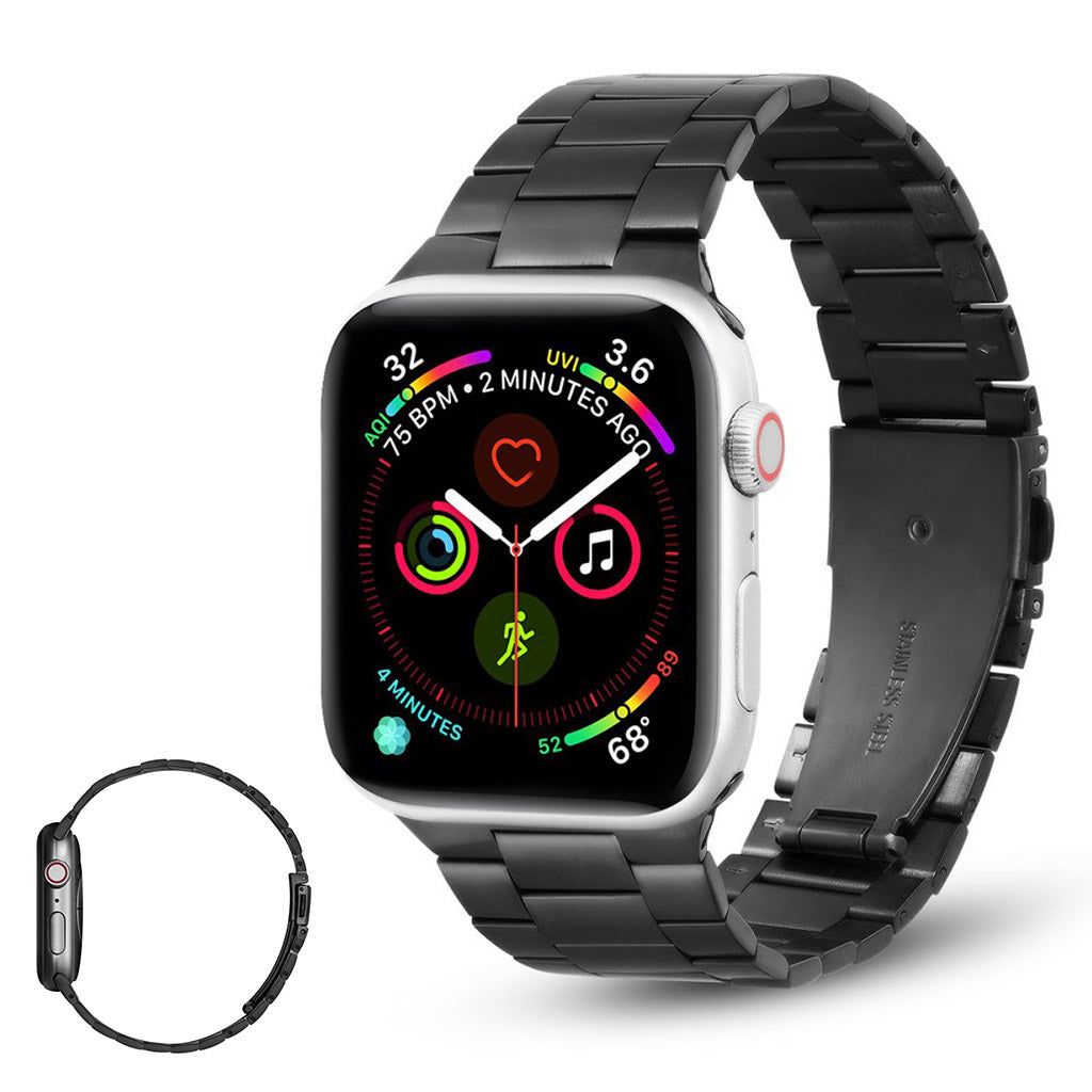 Helt vildt skรธn Universal Apple Metal Rem - Sort#serie_1