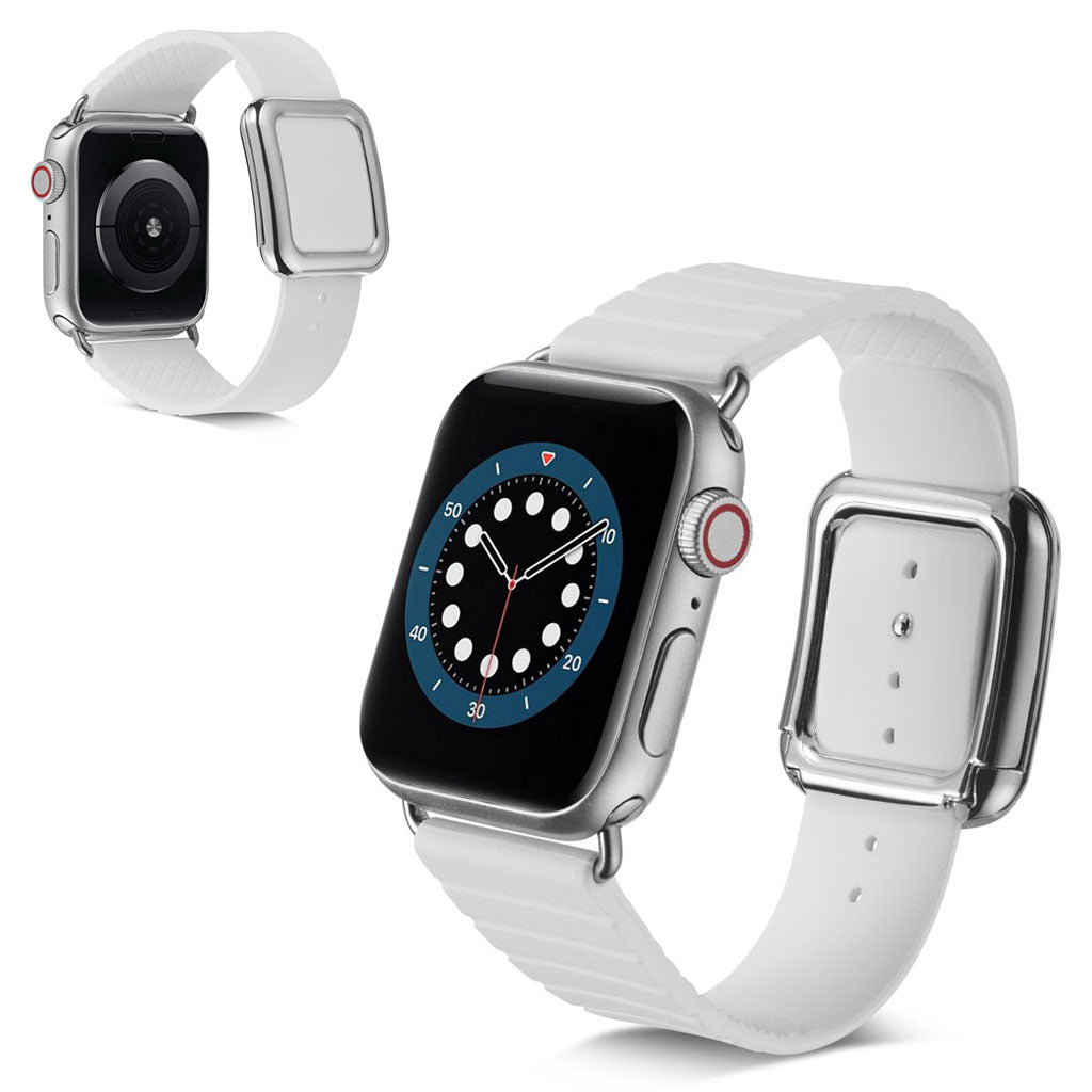 Helt vildt kรธnt Universal Apple Silikone Rem - Hvid#serie_1