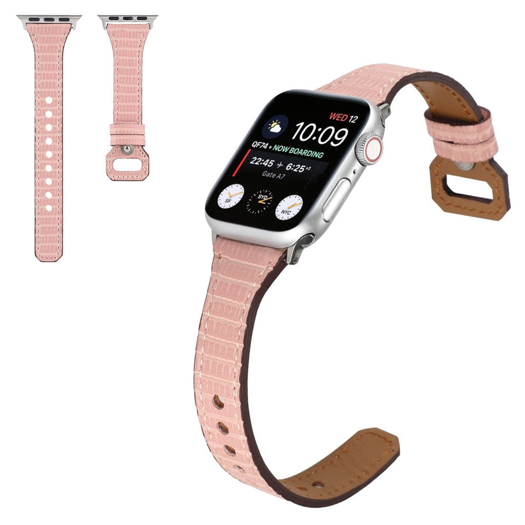 Mega fantastisk Universal Apple รgte lรฆder Rem - Pink#serie_1