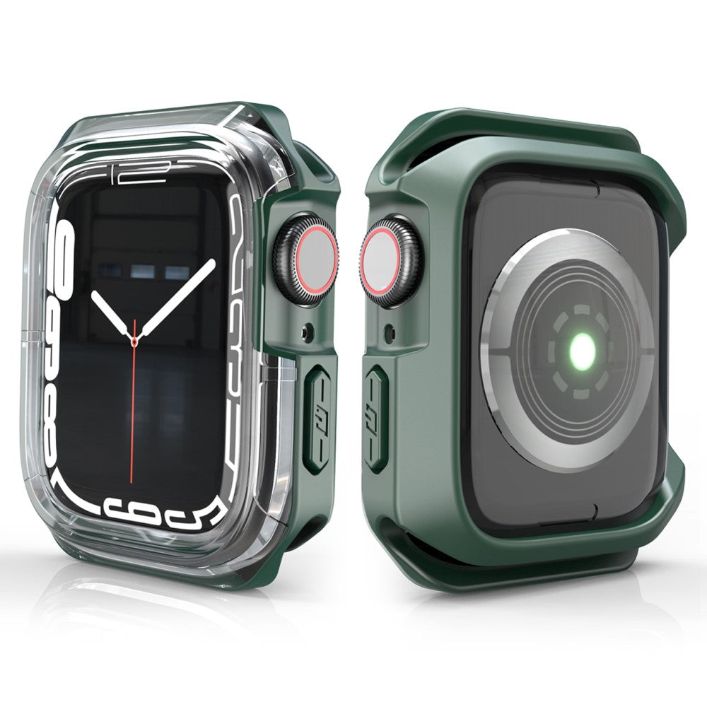 Universal Apple Gennemsigtig Silikone Bumper  - Grøn#serie_1