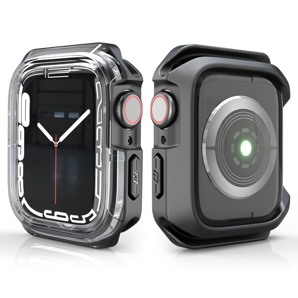 Universal Apple Gennemsigtig Silikone Bumper  - Sort#serie_3