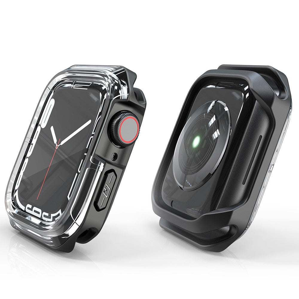 Universal Apple Gennemsigtig Silikone Bumper  - Sort#serie_3