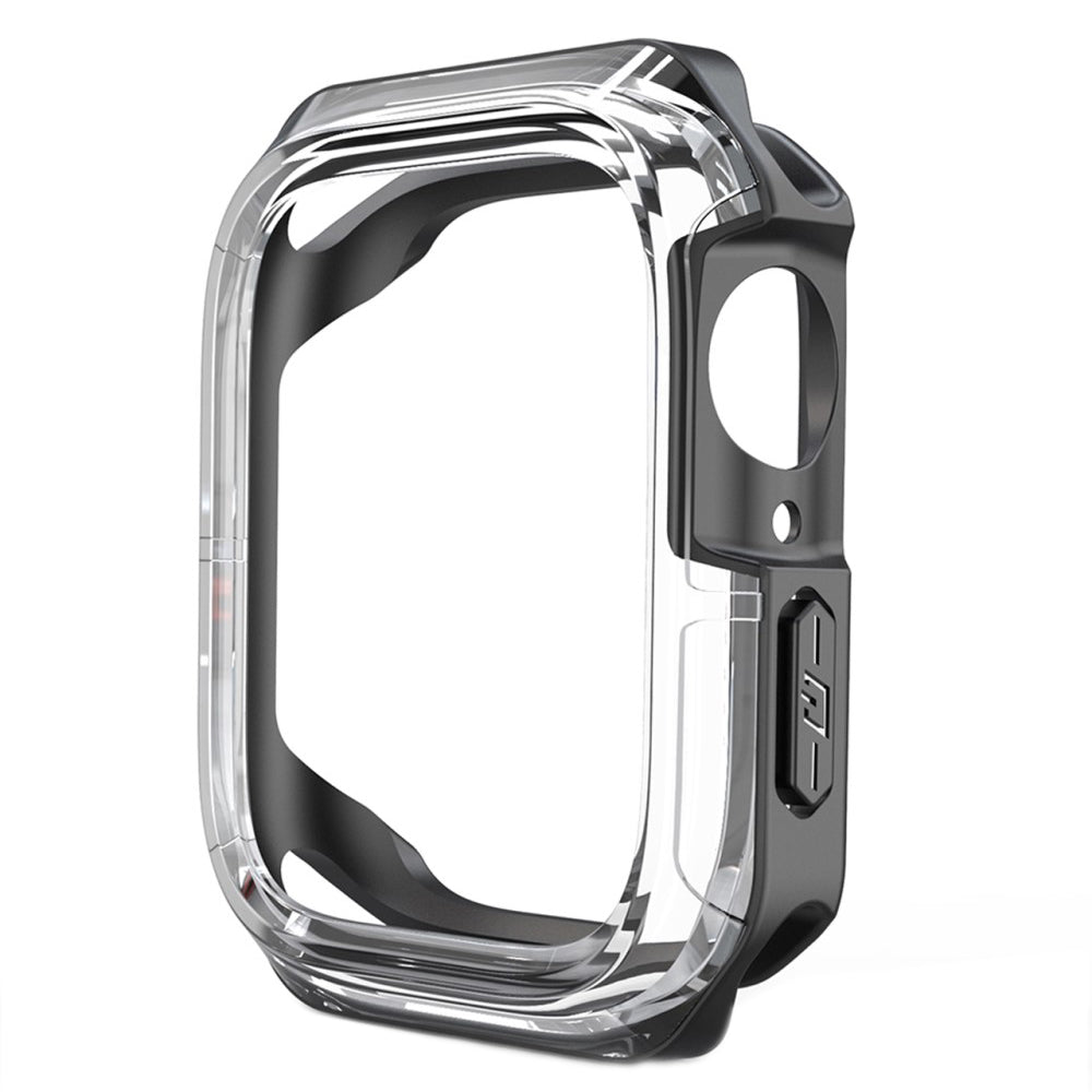 Universal Apple Gennemsigtig Silikone Bumper  - Sort#serie_3