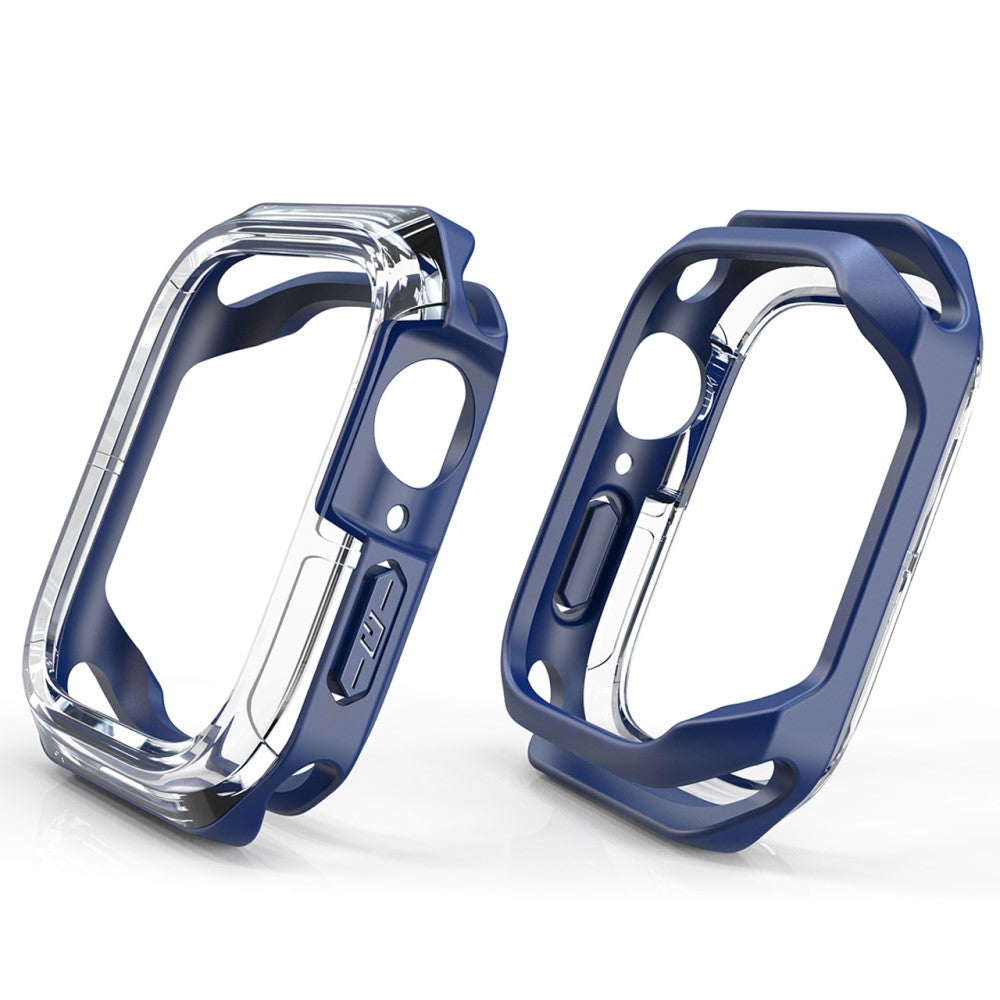 Universal Apple Gennemsigtig Silikone Bumper  - Blå#serie_4