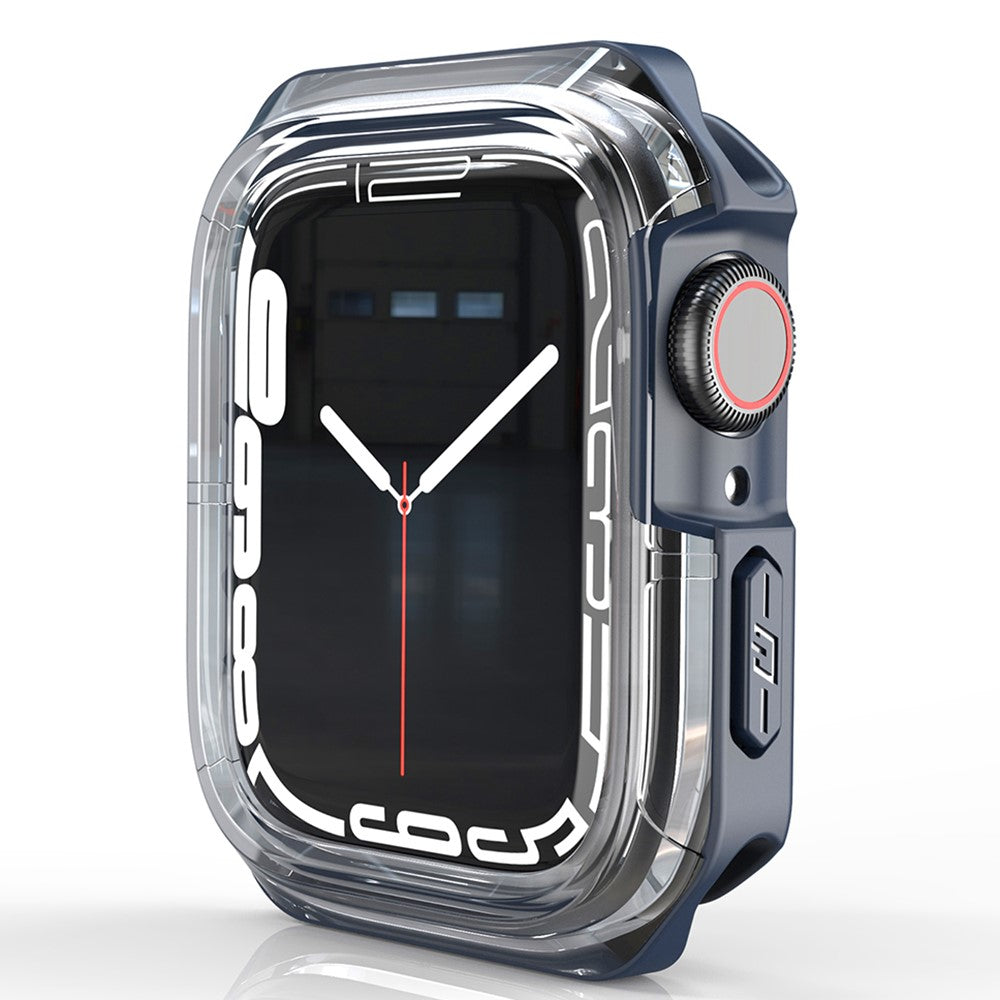 Universal Apple Gennemsigtig Silikone Bumper  - Blå#serie_5