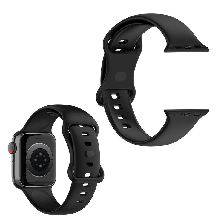 Super flot Universal Apple Silikone Rem - Størrelse: L - Sort#serie_5