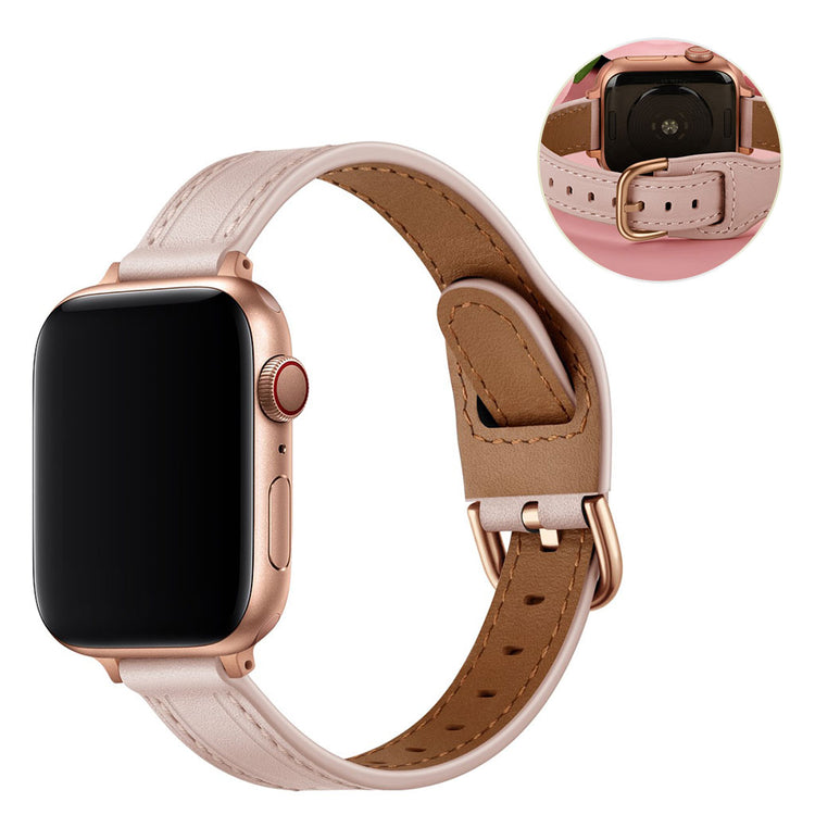 Vildt rart Universal Apple Ægte læder Rem - Pink#serie_1
