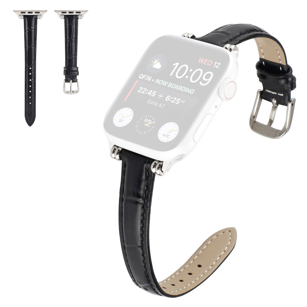 Helt vildt fed Universal Apple Ægte læder Rem - Sort#serie_2