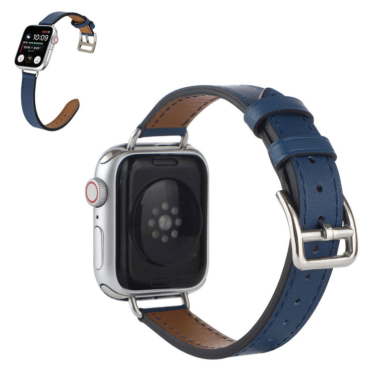 Supercool Universal Apple Ægte læder Rem - Blå#serie_6