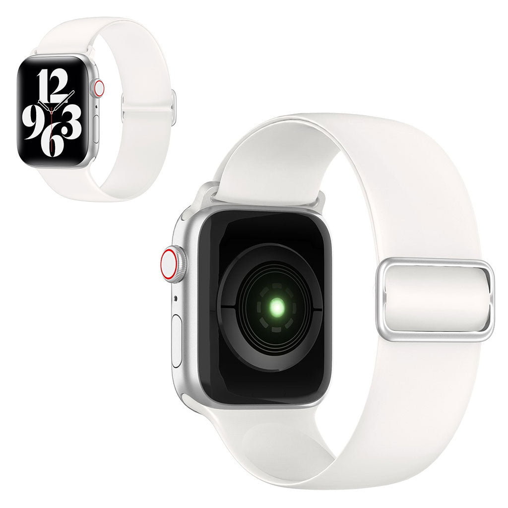 Stilfuld Universal Apple Silikone Rem - Hvid#serie_2