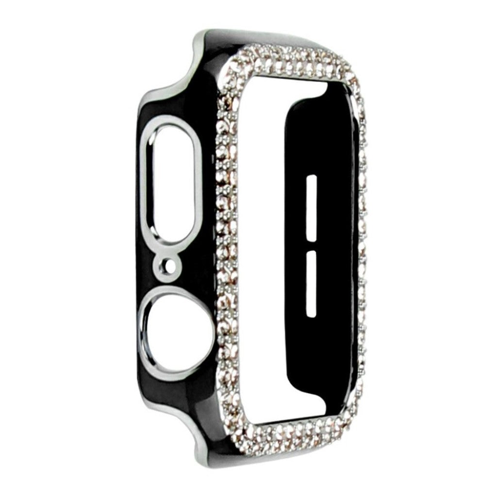 Universal Apple  Plastik og Rhinsten Bumper  - Sort#serie_6