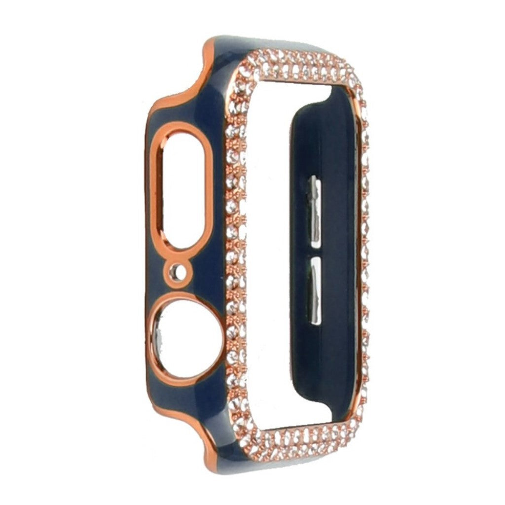 Universal Apple  Plastik og Rhinsten Bumper  - Sort#serie_9