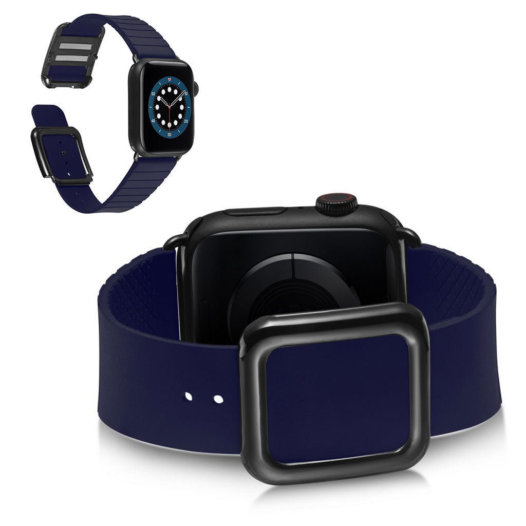 Mega godt Universal Apple Silikone Rem - Blå#serie_8