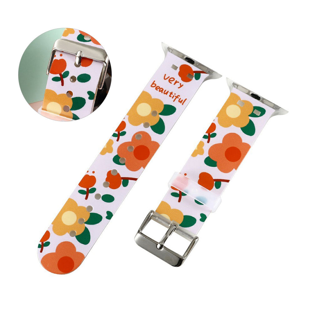 Alle tiders Universal Apple Silikone Rem - Flerfarvet#serie_2