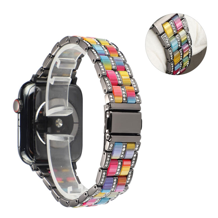 Vildt nydelig Universal Apple Metal og Rhinsten Rem - Flerfarvet#serie_2