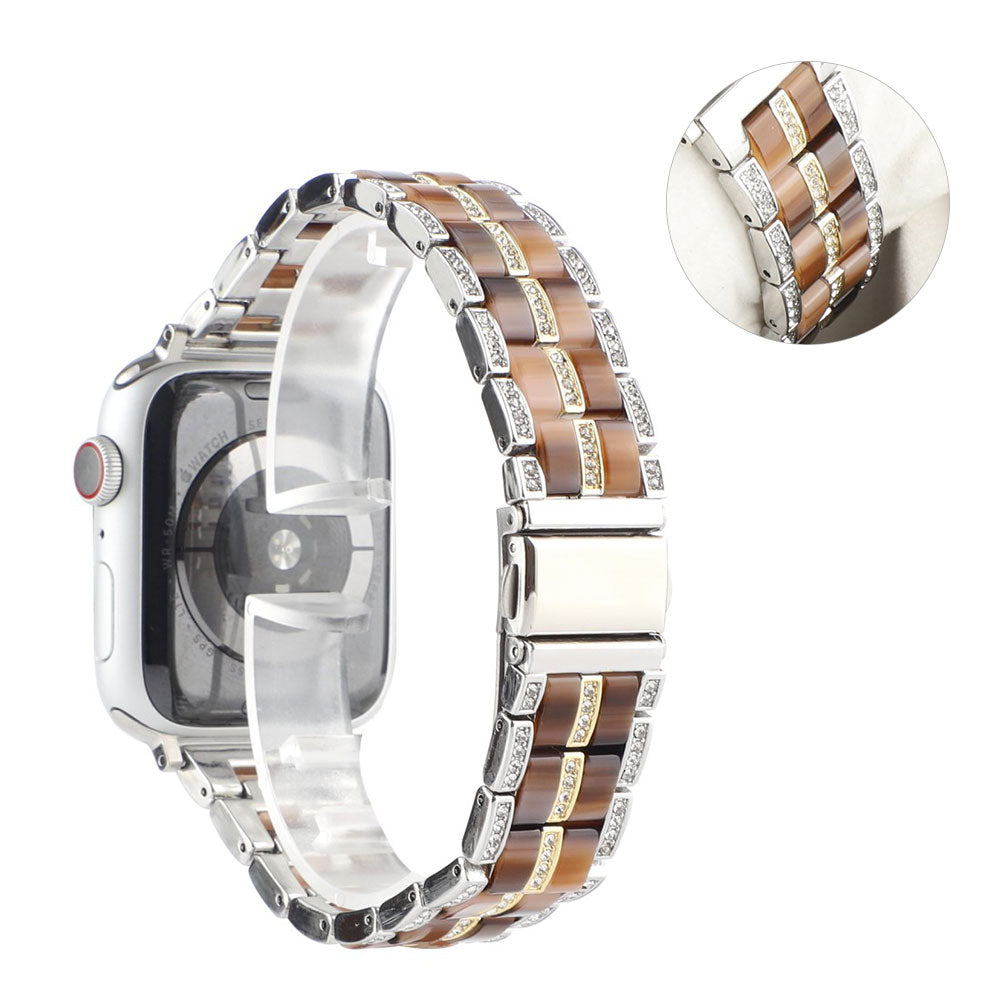 Vildt nydelig Universal Apple Metal og Rhinsten Rem - Flerfarvet#serie_20