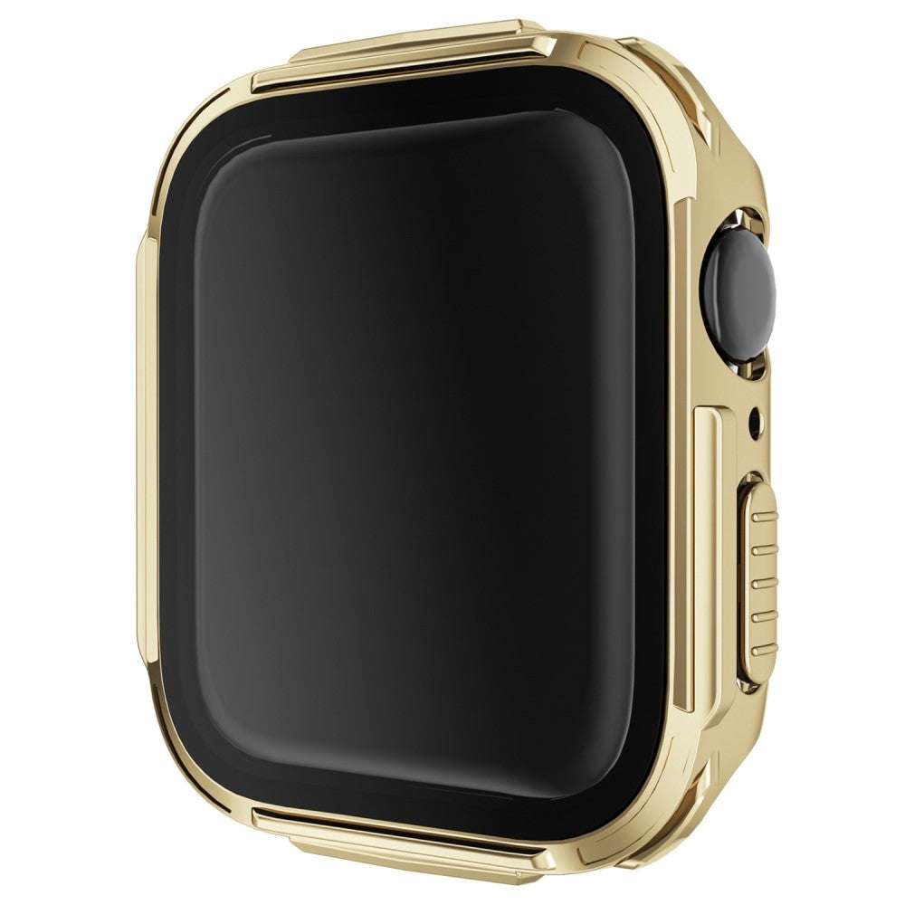 Rigtigt Fed Universal Apple Cover med Skรฆrmbeskytter i Plastik og Hรฆrdet Glas - Guld#serie_1