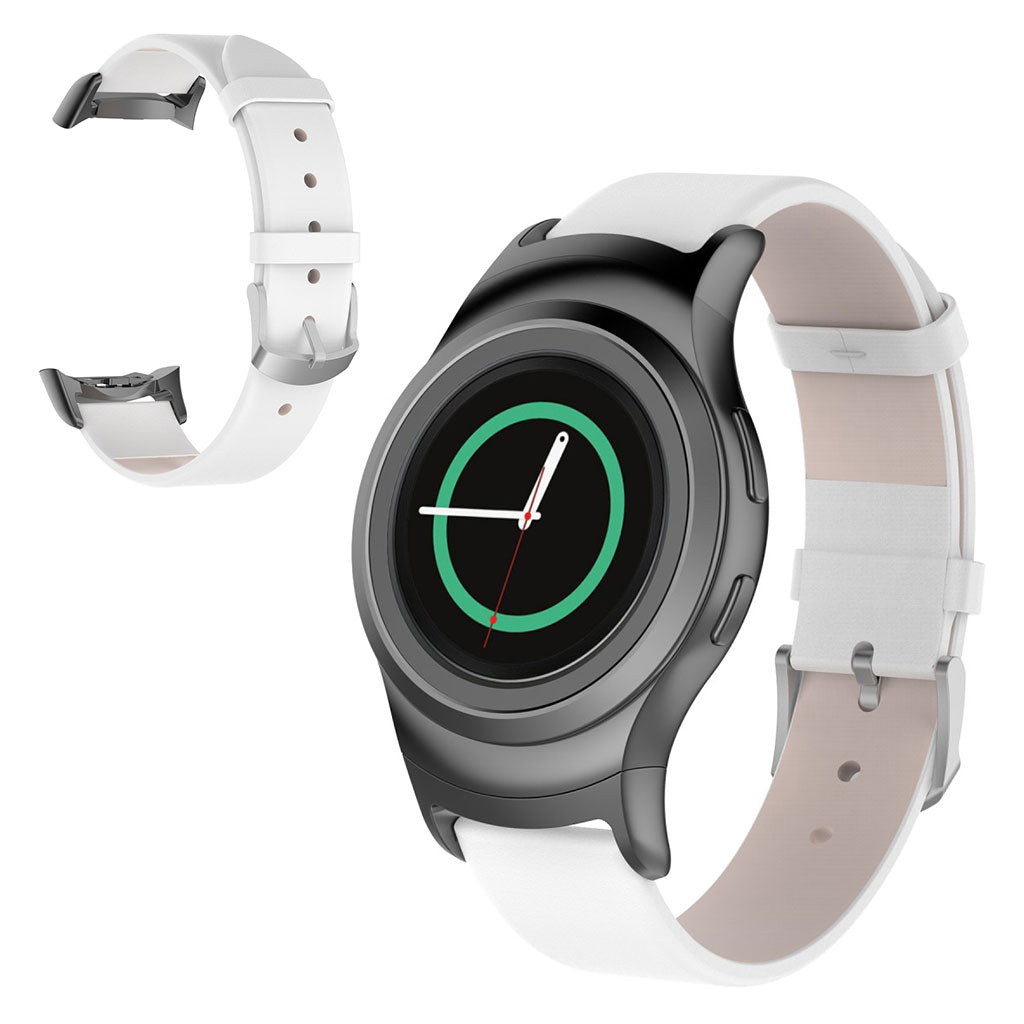 Mega pรฆnt Samsung Gear S2 Kunstlรฆder Rem - Hvid#serie_2