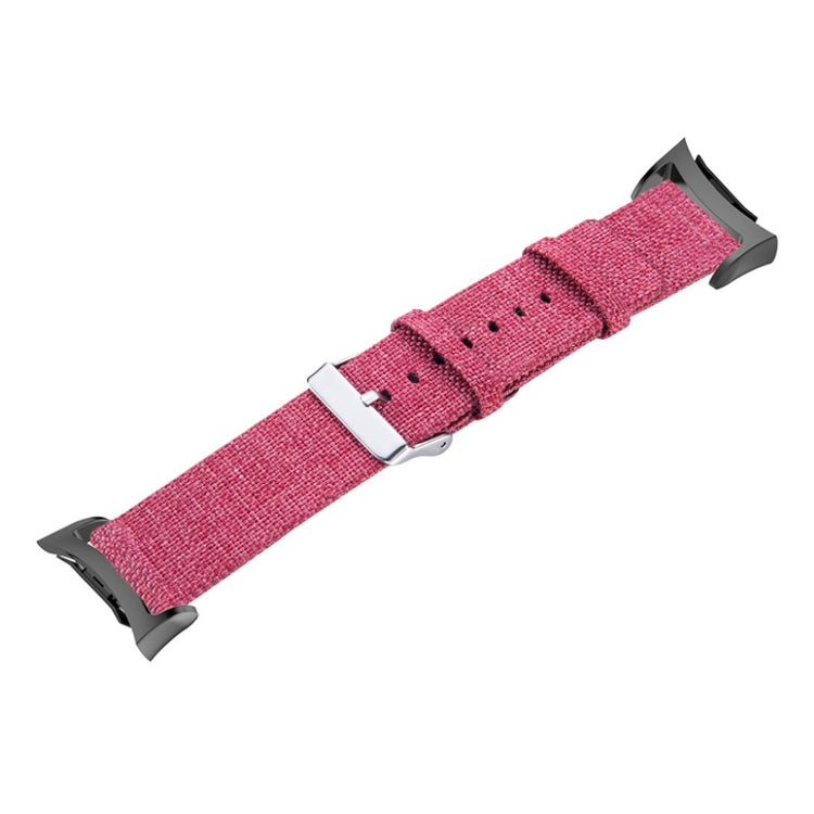 Mega kønt Samsung Gear Fit2 Pro Nylon Rem - Rød#serie_2