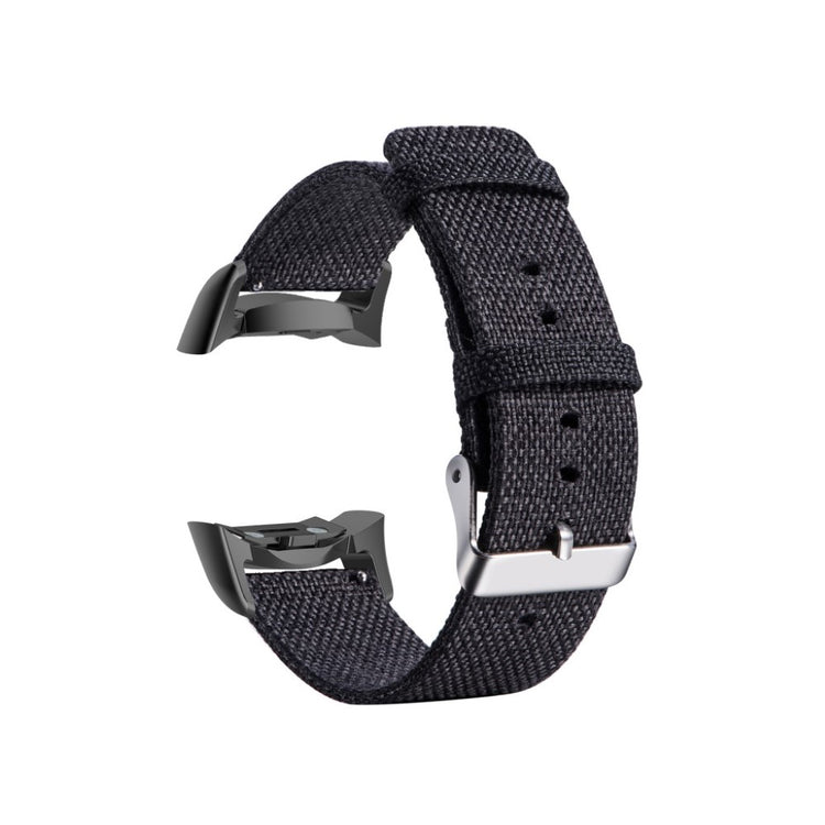 Mega kønt Samsung Gear Fit2 Pro Nylon Rem - Sort#serie_4