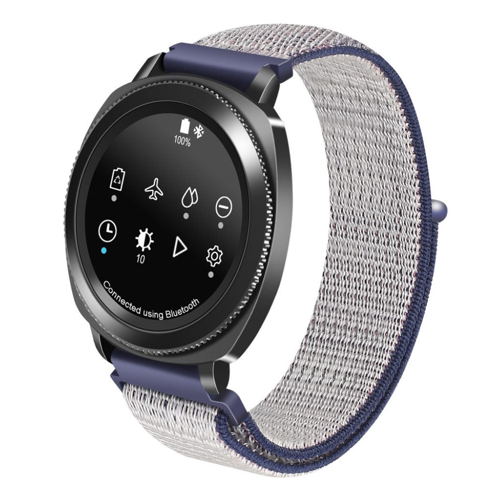 Helt vildt sejt Samsung Galaxy Watch (46mm) Nylon Rem - Blรฅ#serie_1