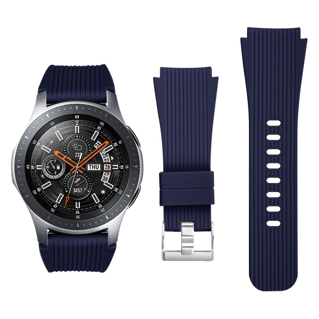 Helt vildt nydelig Samsung Galaxy Watch (46mm) Silikone Rem - Blรฅ#serie_1