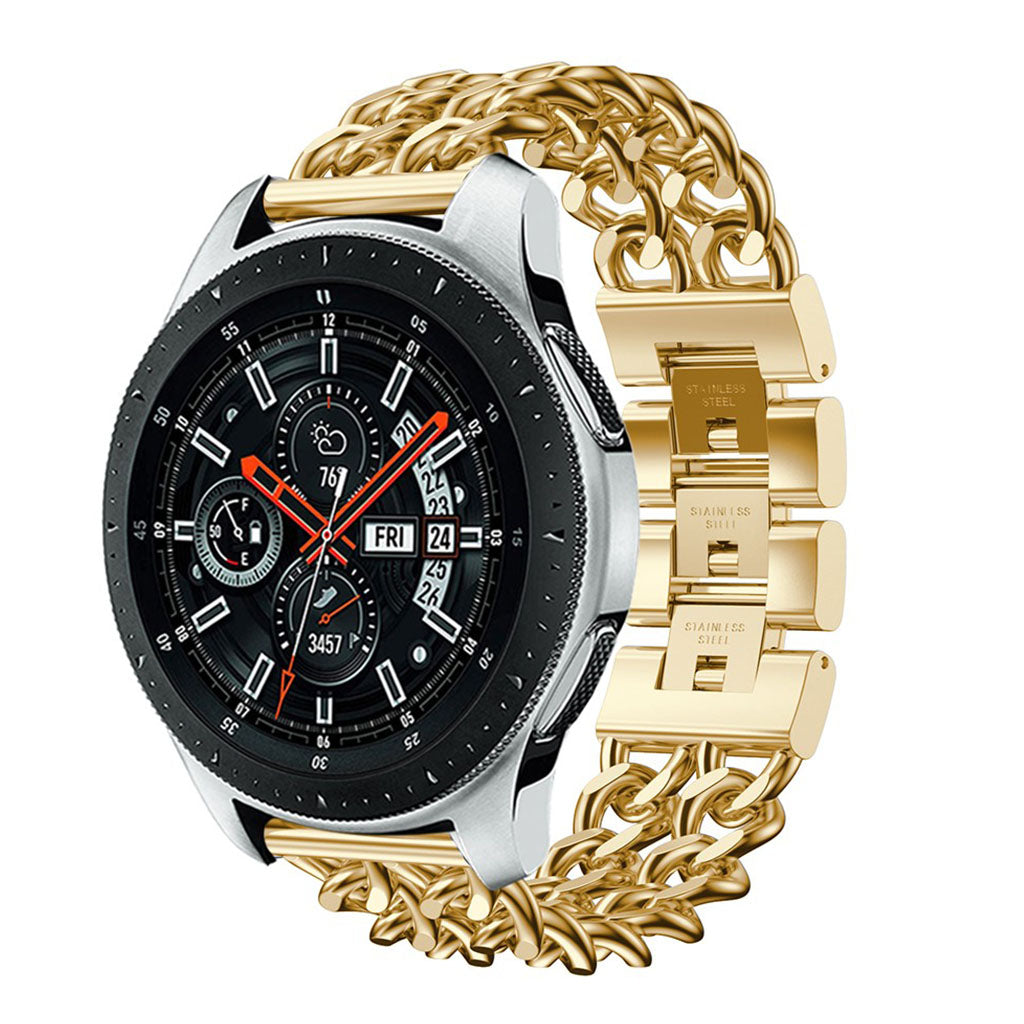 Tidslรธst Samsung Galaxy Watch (46mm) Metal Rem - Guld#serie_1