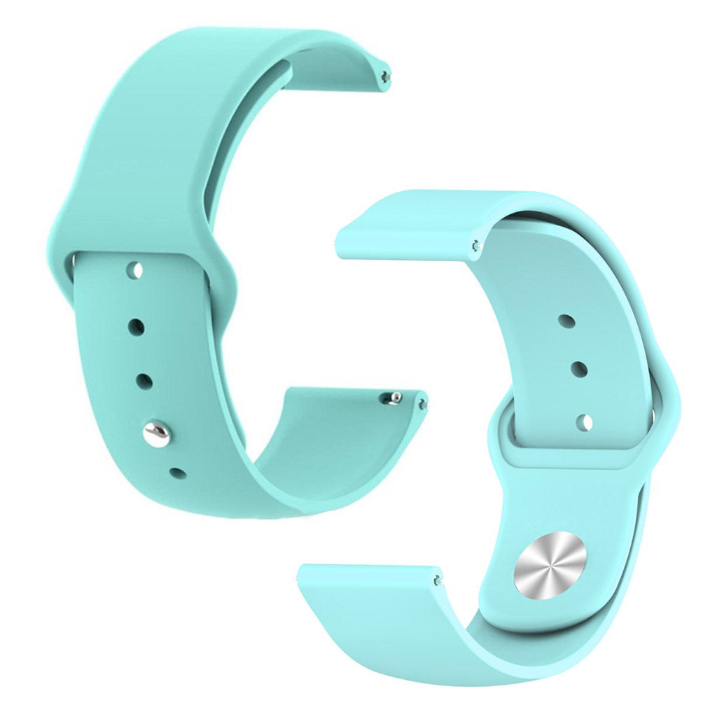 Rigtigt slidstærk Samsung Galaxy Watch Active Silikone Rem - Grøn#serie_7