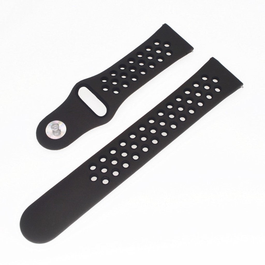 Super pænt Samsung Galaxy Watch Active Silikone Rem - Sort#serie_18