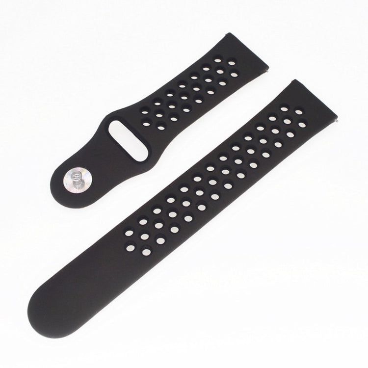 Super pænt Samsung Galaxy Watch Active Silikone Rem - Sort#serie_18