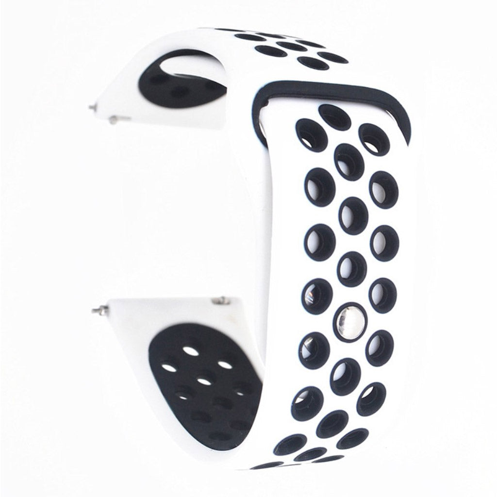 Super pænt Samsung Galaxy Watch Active Silikone Rem - Hvid#serie_2