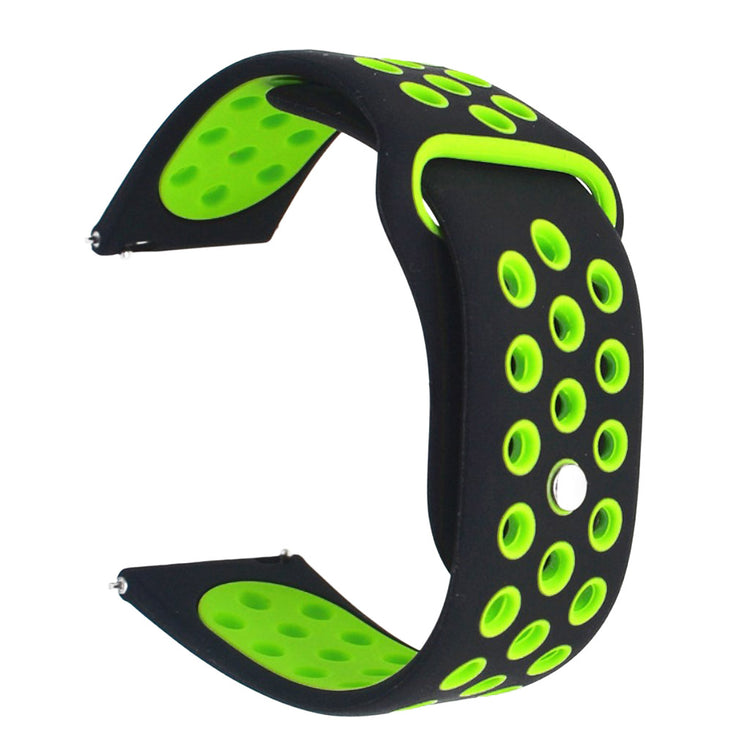 Super pænt Samsung Galaxy Watch Active Silikone Rem - Sort#serie_8