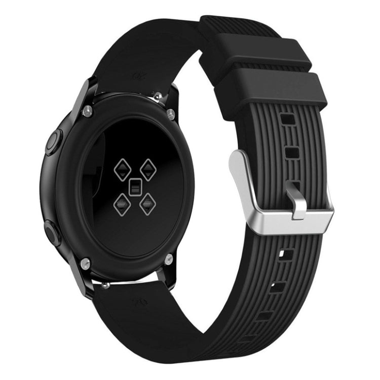 Meget nydelig Samsung Galaxy Watch Active Silikone Rem - Sort#serie_1