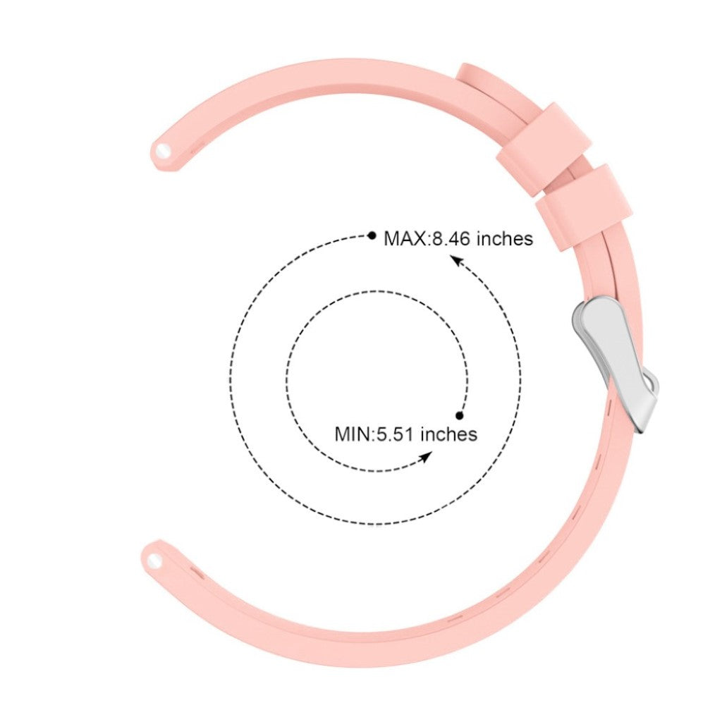 Meget nydelig Samsung Galaxy Watch Active Silikone Rem - Pink#serie_5
