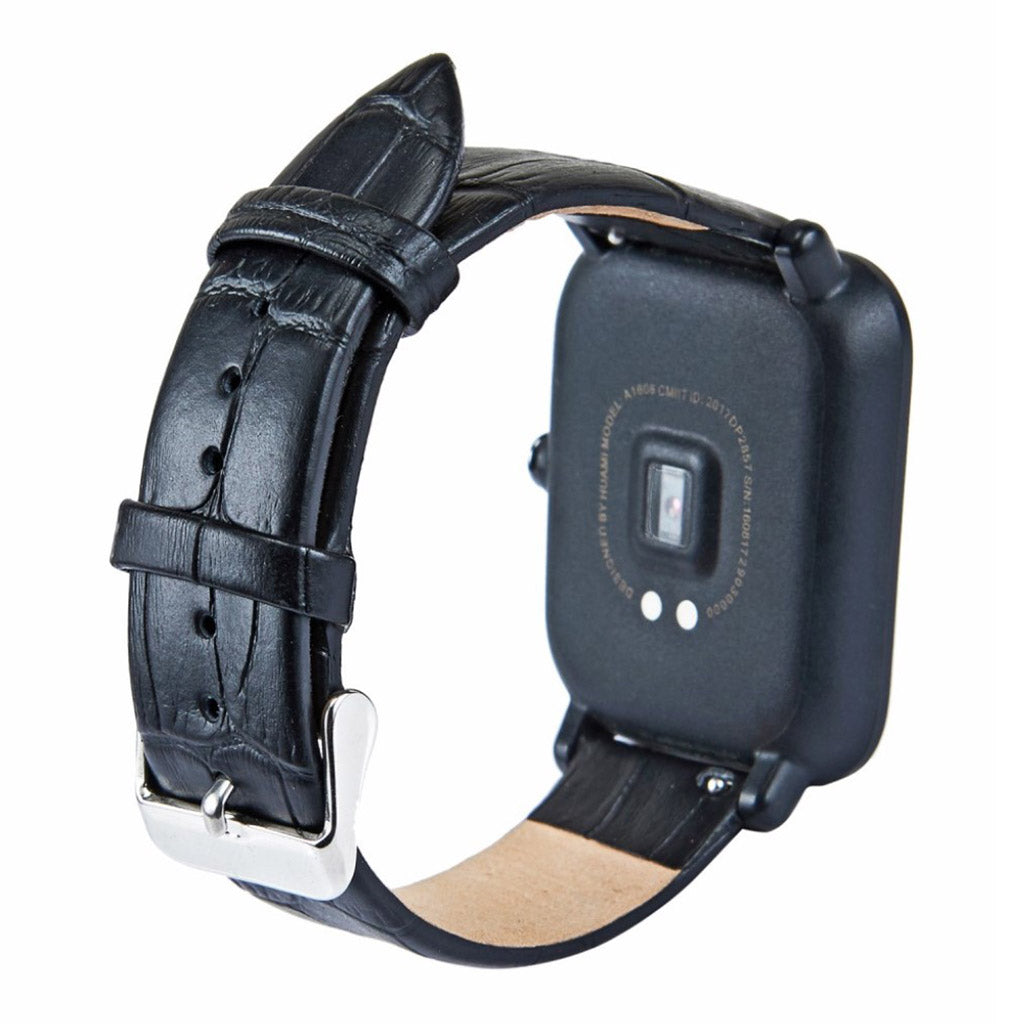 Super fint Samsung Galaxy Watch Active รgte lรฆder Rem - Sort#serie_1