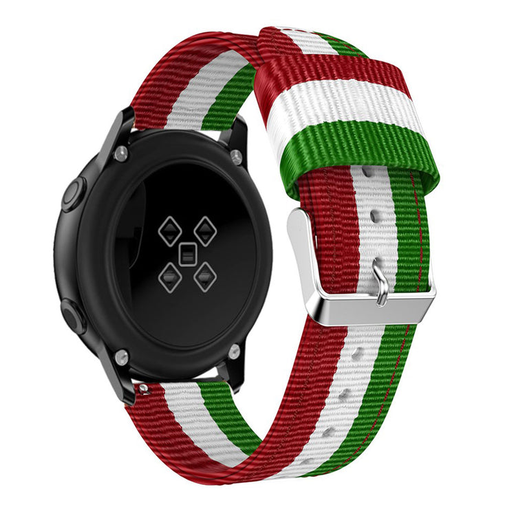 Super fantastisk Samsung Galaxy Watch Active Nylon Rem - Flerfarvet#serie_3