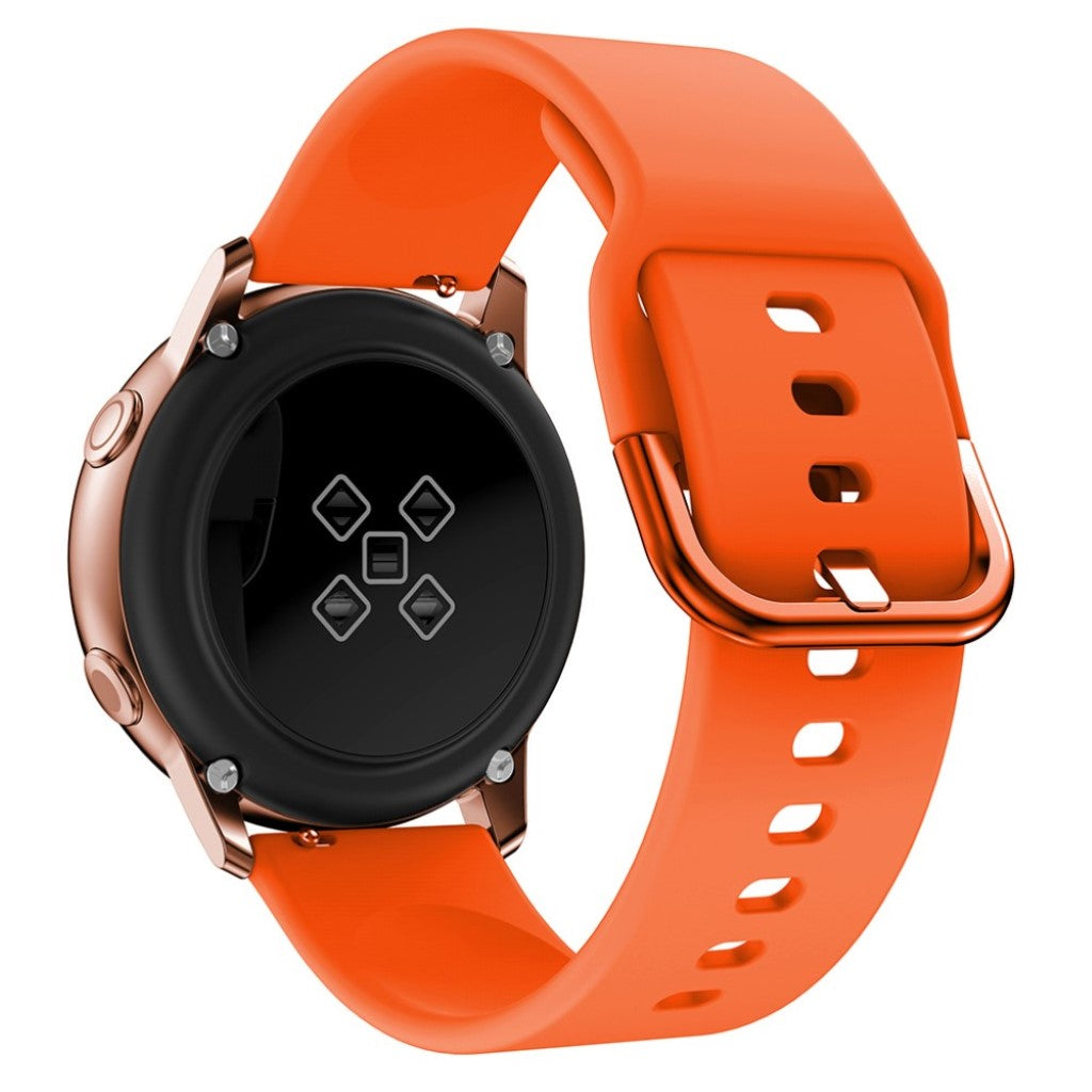 Vildt fed Samsung Galaxy Watch Active Silikone Rem - Orange#serie_6