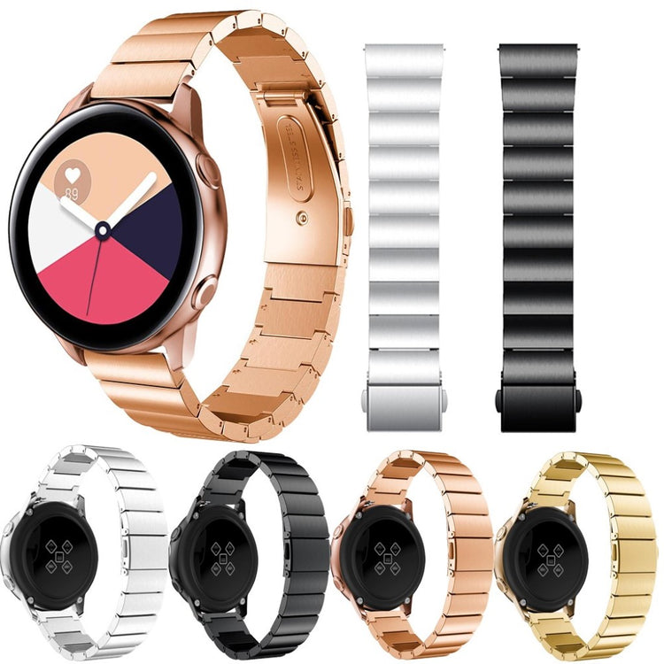 Meget skøn Samsung Galaxy Watch Active Metal Rem - Sort#serie_1