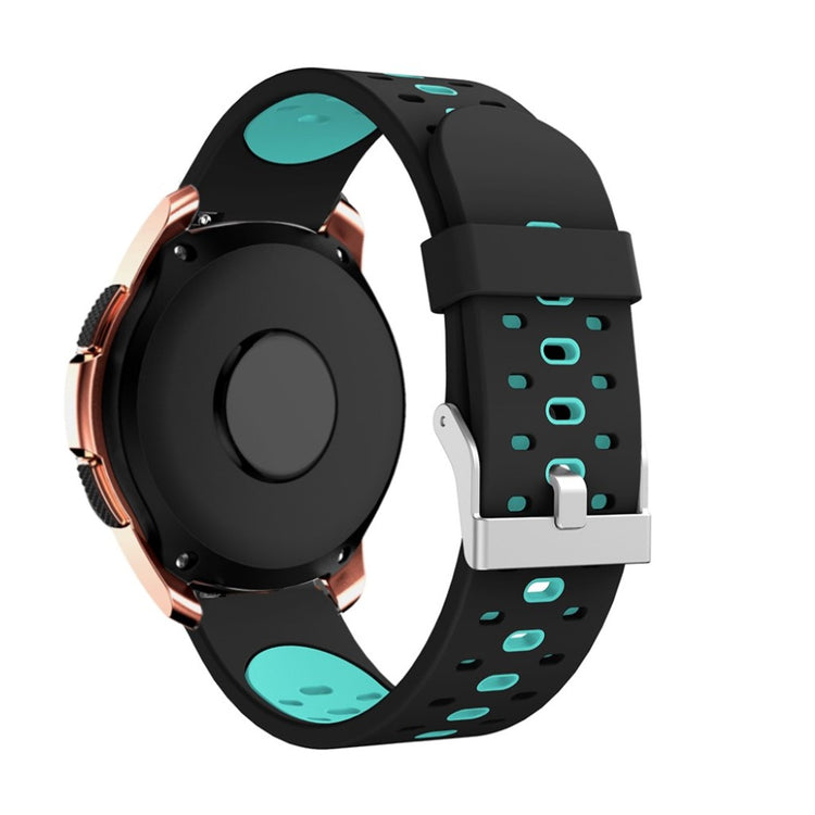 Meget nydelig Samsung Galaxy Watch Active Silikone Rem - Sort#serie_5
