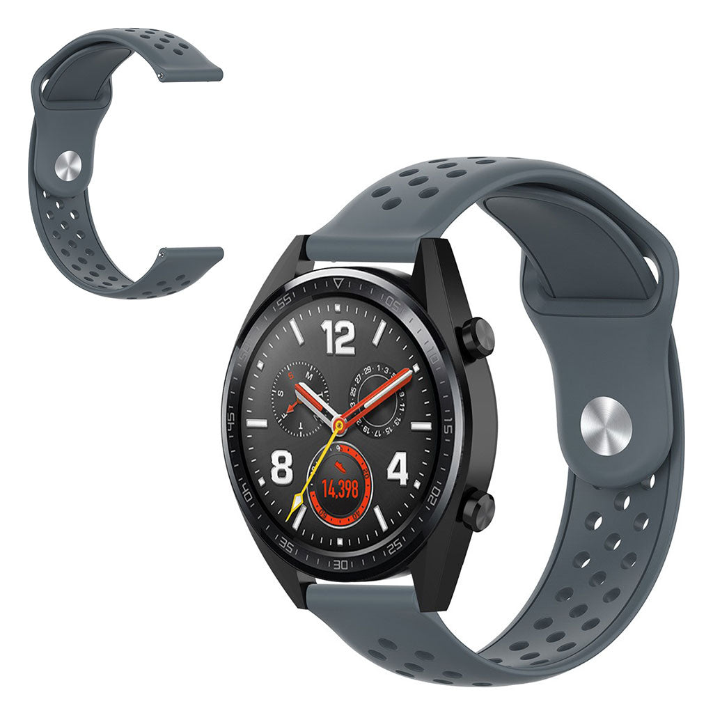 Samsung Galaxy Watch Active / Samsung Gear S2 Silikone Rem - Sรธlv#serie_4