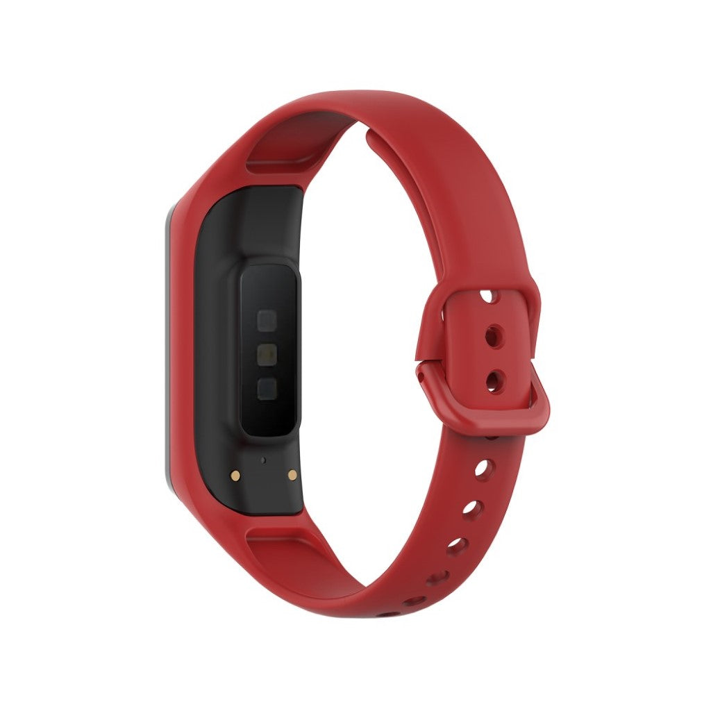 Mega fint Samsung Galaxy Fit-e Silikone Rem - Rød#serie_4