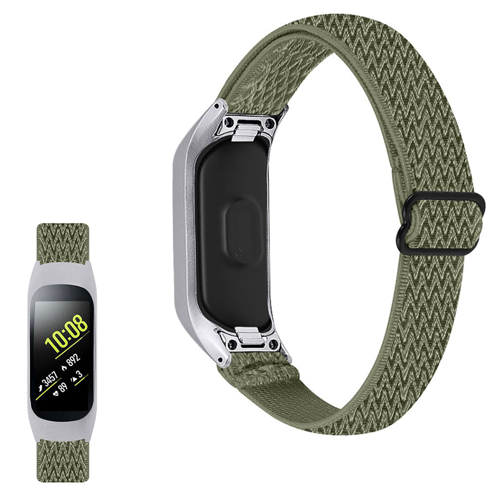 Meget smuk Samsung Galaxy Fit-e Nylon Rem - Grøn#serie_4